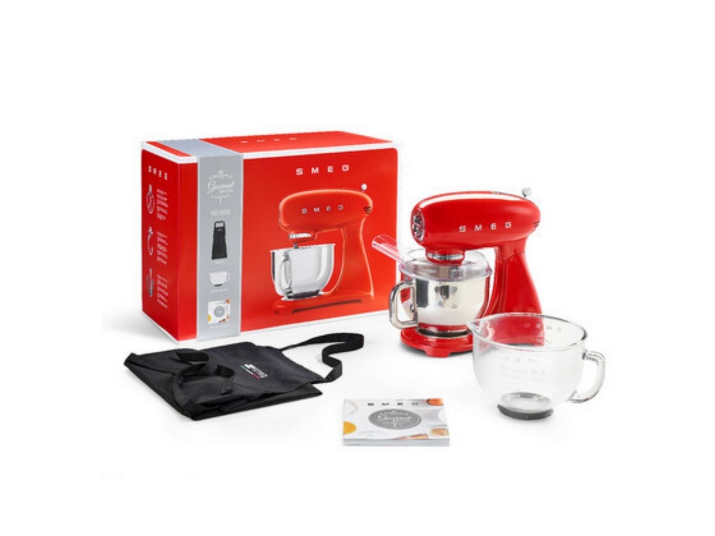 Smeg SMF43RDSA Retro kitchen machine bundle set