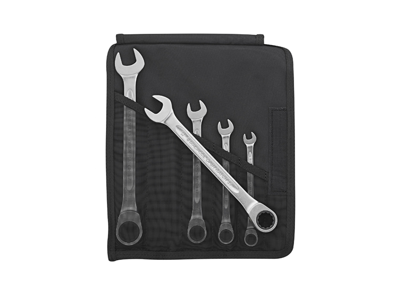 Stahlwille ratchet spanner set 5 piece